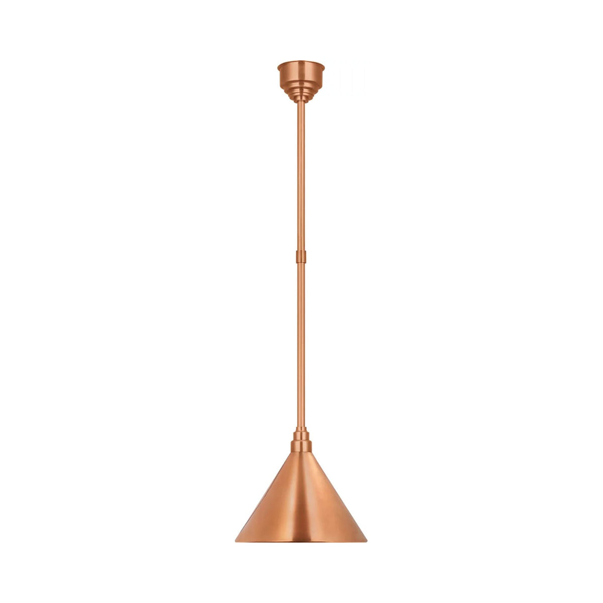 Academy Conical Savannah Outdoor Pendant Light in Soft Copper/Soft Copper (12.5-Inch).