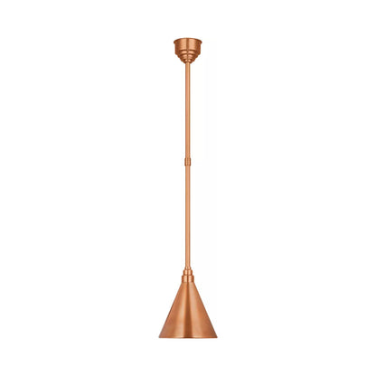 Academy Conical Savannah Outdoor Pendant Light in Detail.