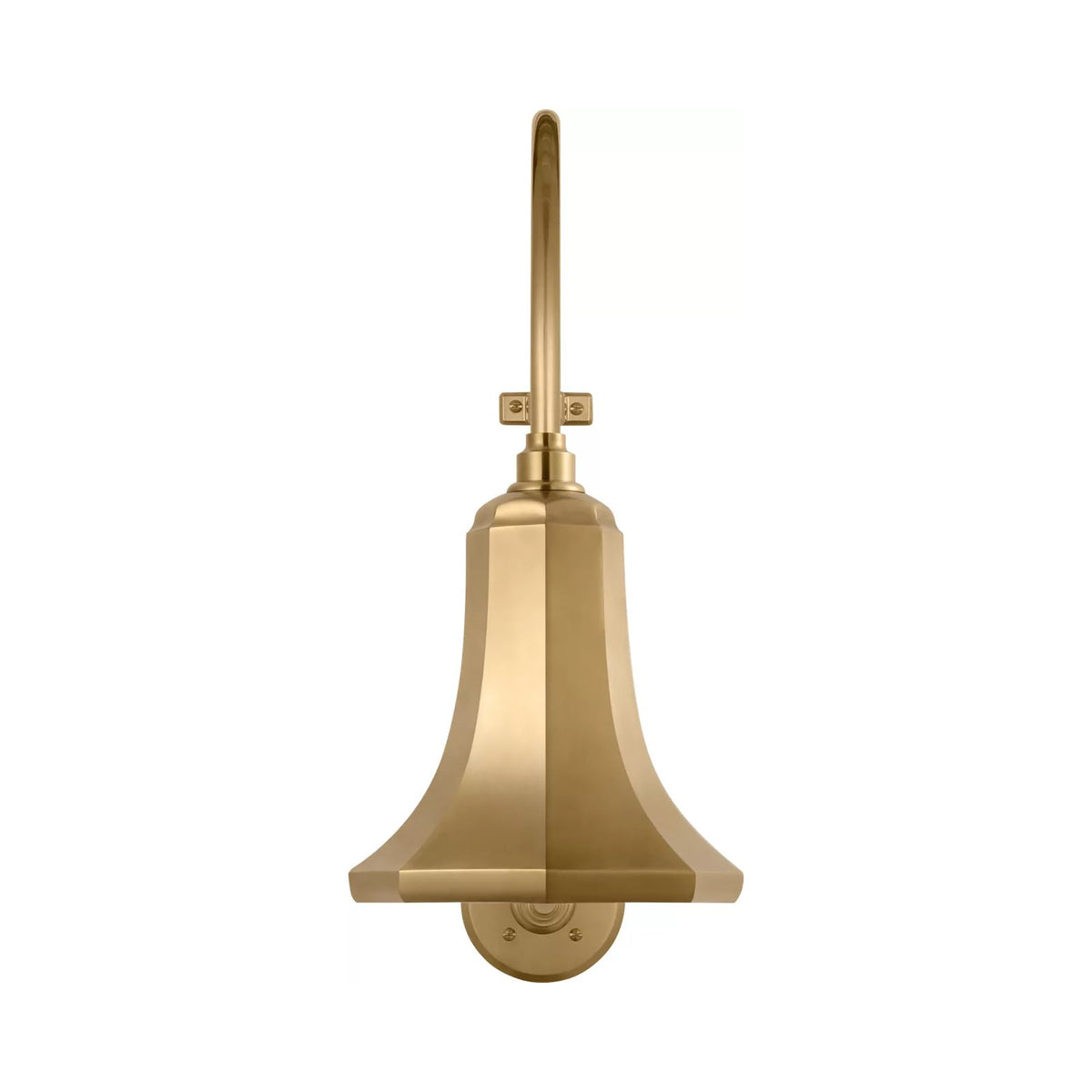 Academy Larrabee Barn Outdoor Wall Light in Hand-Rubbed Antique Brass/9.25-Inch Hand-Rubbed Antique Brass Savannah Shade (24-Inch).