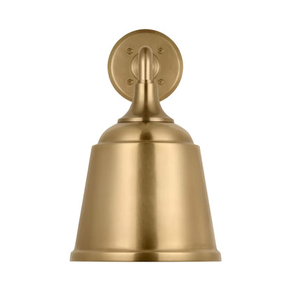 Academy Mack Barn Outdoor Wall Light in Hand-Rubbed Antique Brass (8-Inch Hand-Rubbed Antique Brass Rockhouse Shade).