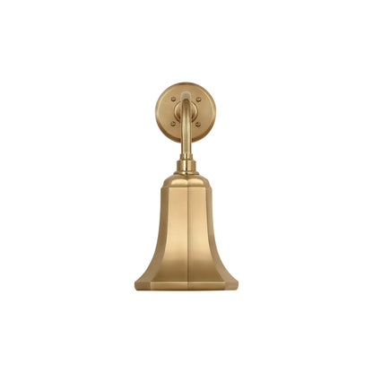 Academy Rex Barn Outdoor Wall Light in Hand-Rubbed Antique Brass (7.5-Inch Hand-Rubbed Antique Brass Savannah Shade).