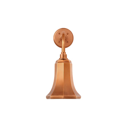 Academy Rex Barn Outdoor Wall Light in Soft Copper (7.5-Inch Soft Copper Savannah Shade).