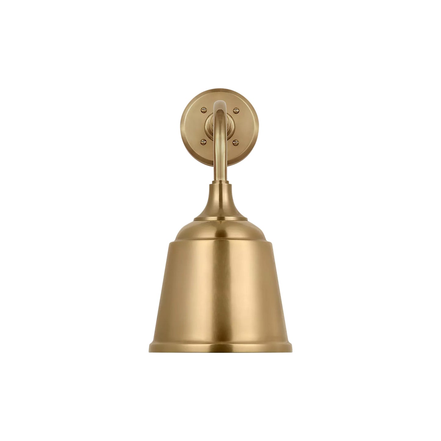 Academy Rex Barn Outdoor Wall Light in Hand-Rubbed Antique Brass (8-Inch Hand-Rubbed Antique Brass Rockhouse Shade).