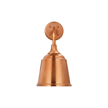 Academy Rex Barn Outdoor Wall Light in Soft Copper (8-Inch Soft Copper Rockhouse Shade).