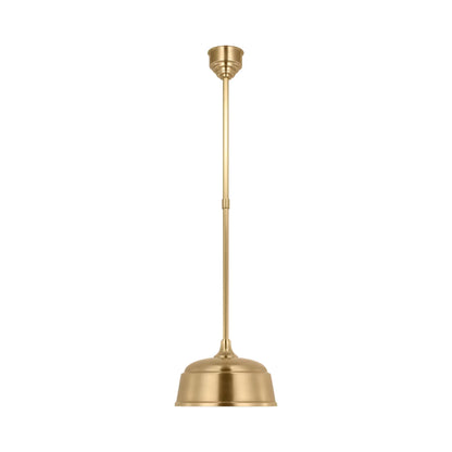 Academy Rockhouse Outdoor Pendant Light in Hand-Rubbed Antique Brass/Hand-Rubbed Antique Brass (12.5-Inch).
