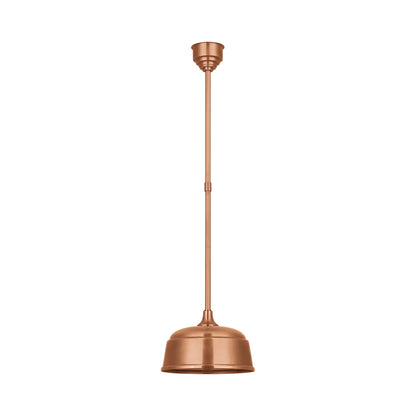 Academy Rockhouse Outdoor Pendant Light in Soft Copper/Soft Copper (12.5-Inch).