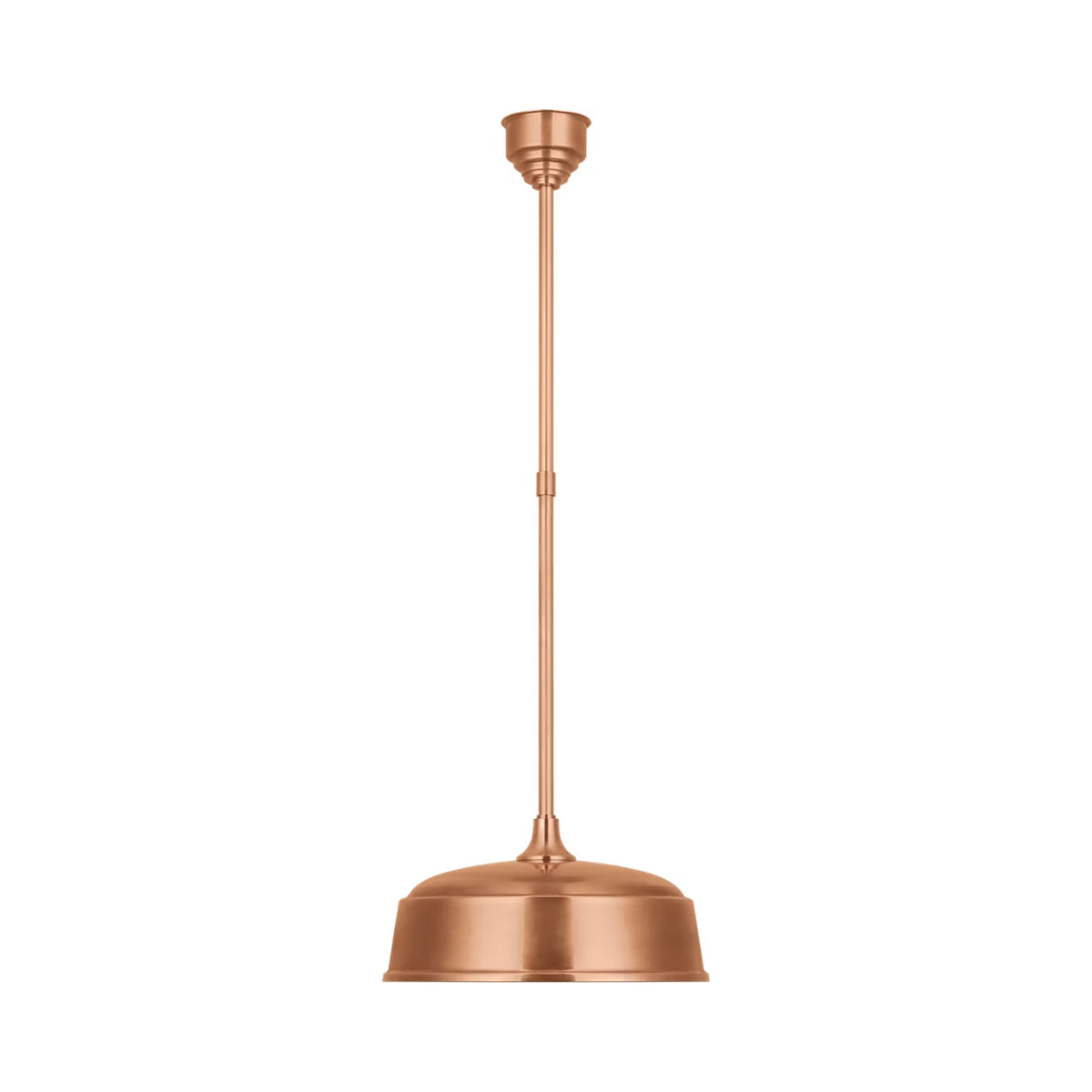Academy Rockhouse Outdoor Pendant Light in Soft Copper/Soft Copper (16-Inch).