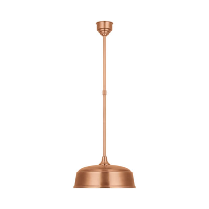 Academy Rockhouse Outdoor Pendant Light in Soft Copper/Soft Copper (16-Inch).