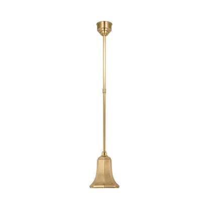 Academy Savannah Outdoor Pendant Light in Hand-Rubbed Antique Brass/Hand-Rubbed Antique Brass (7.5-Inch).