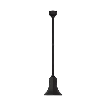 Academy Savannah Outdoor Pendant Light in Matte Black/Matte Black (9.25-Inch).