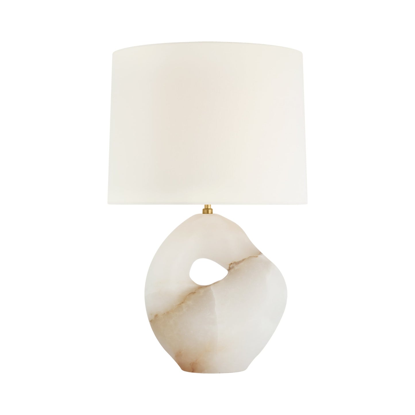 Adria Table Lamp in Alabaster (25.25-Inch).