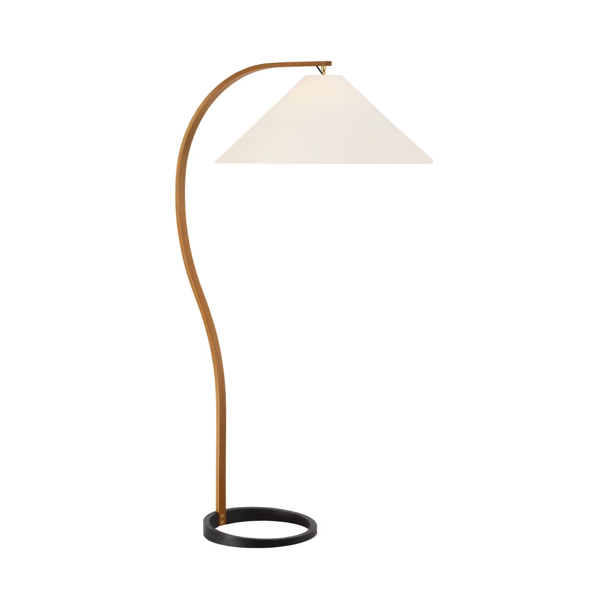 Agathe Floor Lamp in Linen.