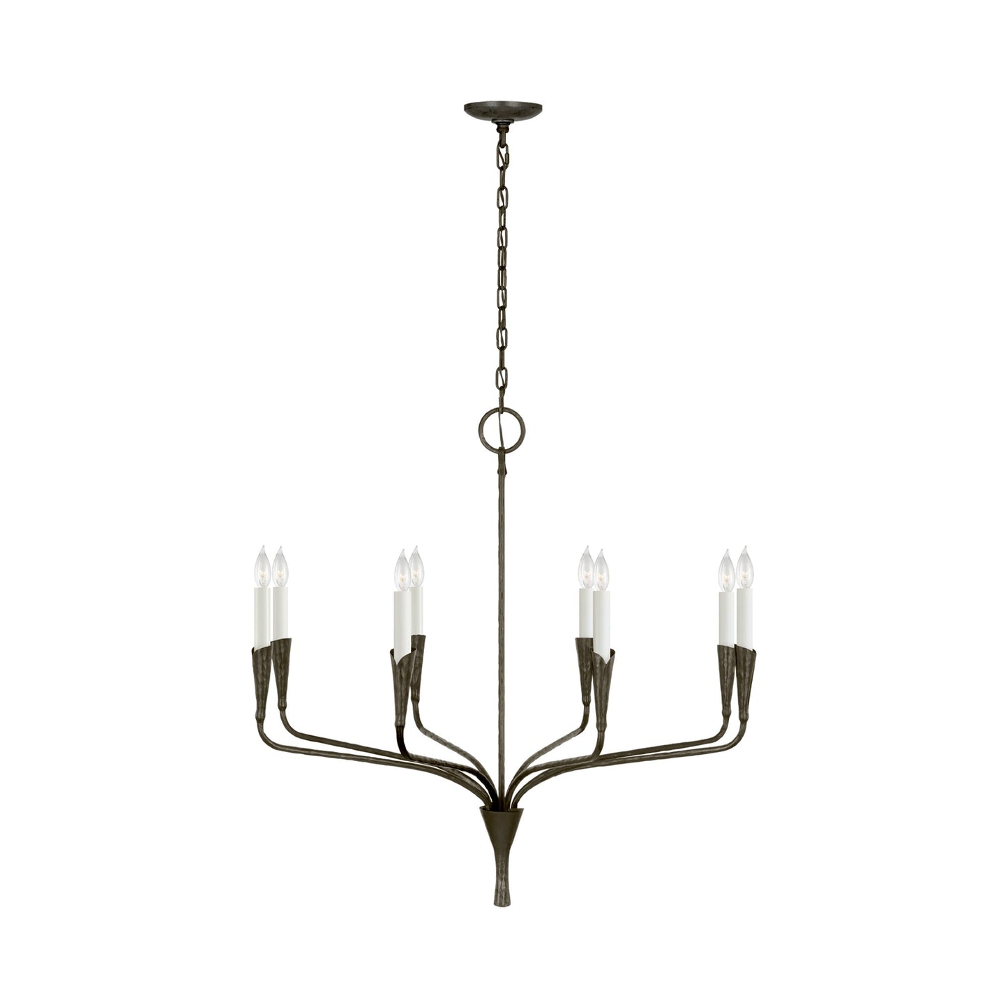 Aiden Chandelier in Aged Iron (Medium).