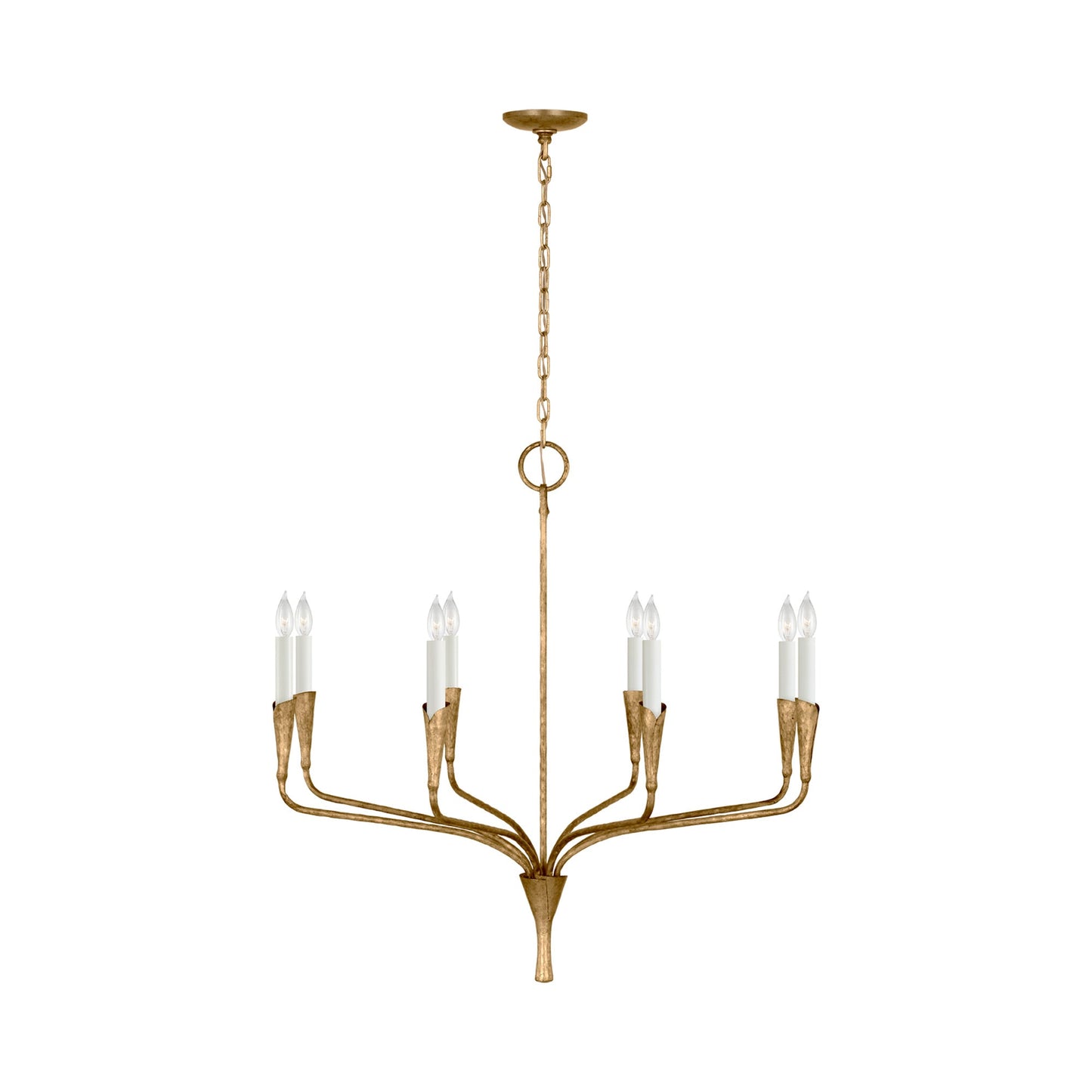 Aiden Chandelier in Gilded Iron (Medium).