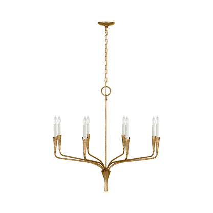 Aiden Chandelier in Gilded Iron (Medium).