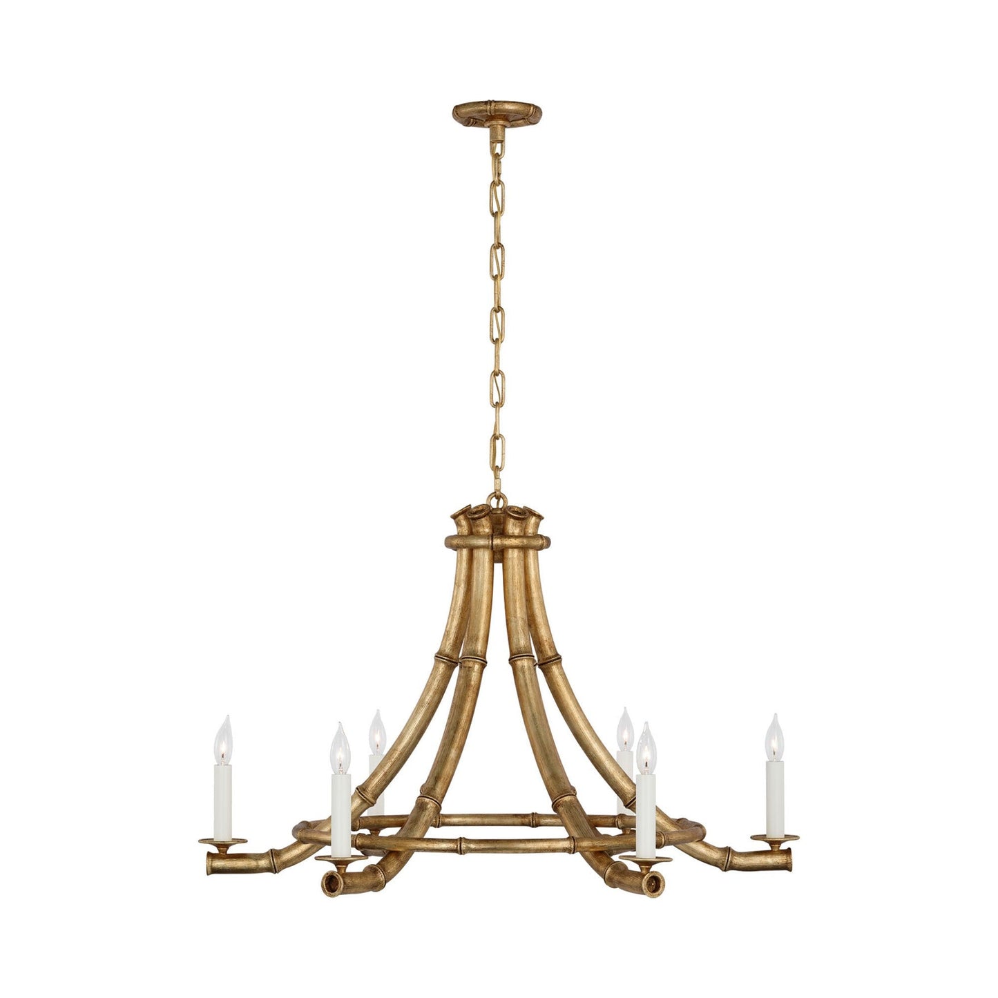 Alana Chandelier in Gilded Plaster.