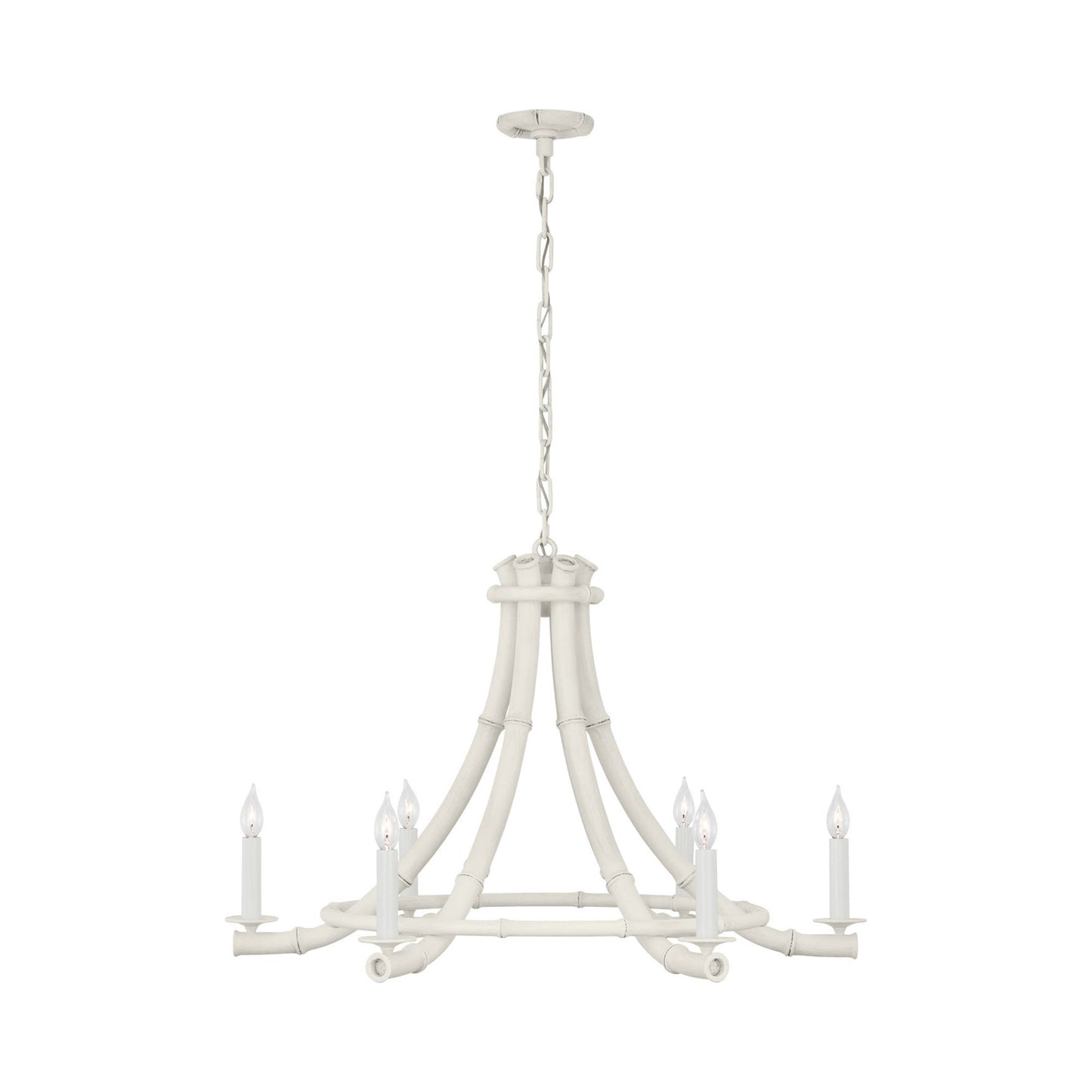 Alana Chandelier in Waxed Plaster.