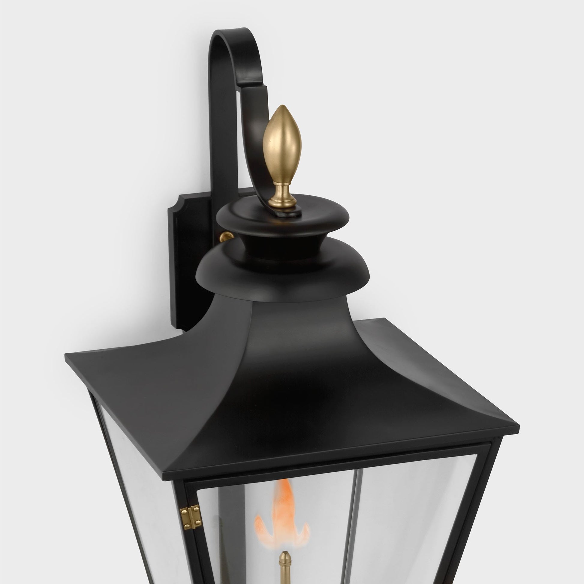 Albermarle Outdoor Gas Wall Light in Detail.