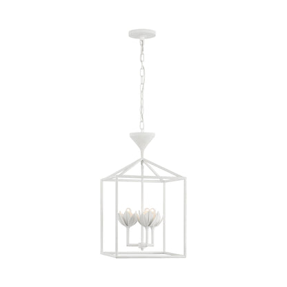 Alberto Pendant Light in Plaster White (14-Inch).