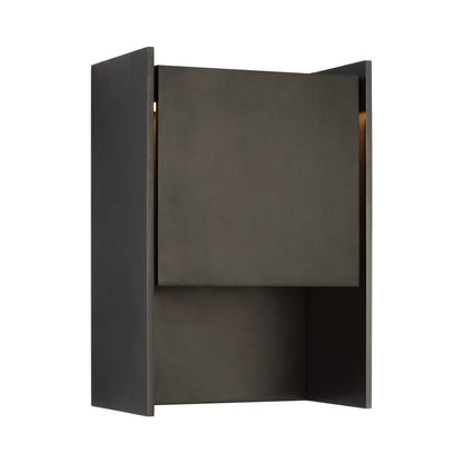 Align Outdoor LED Wall Light in Blackened Stainless (11-Inch).