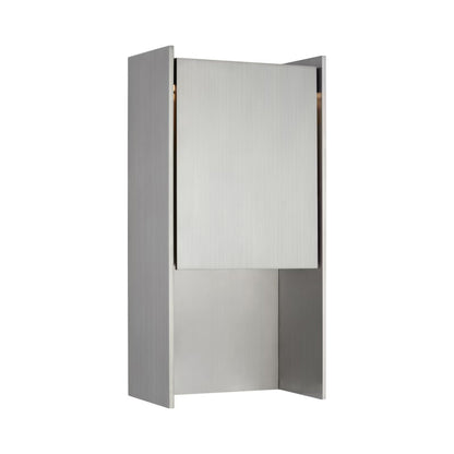Align Outdoor LED Wall Light in Stainless Steel (15.5-Inch).