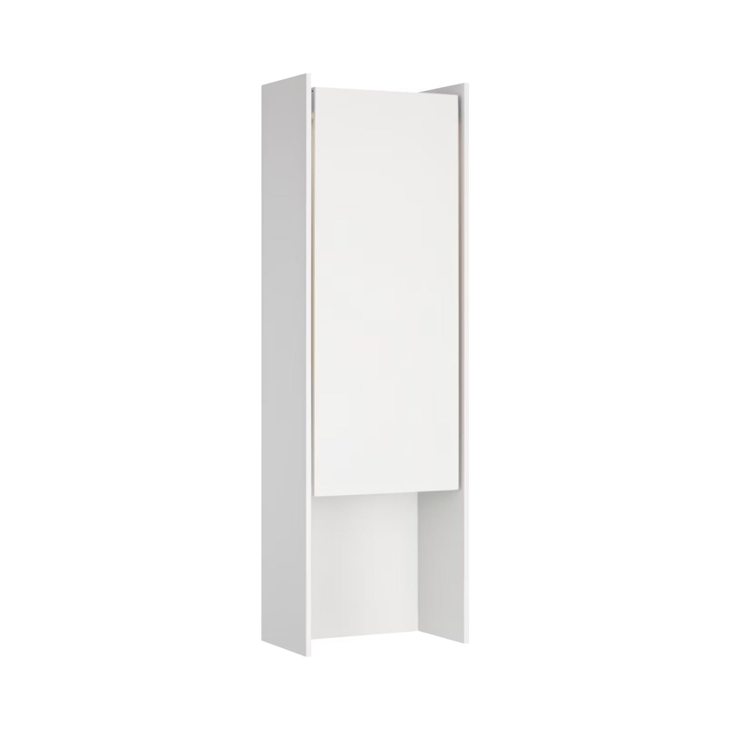 Align Outdoor LED Wall Light in Plaster White (24.5-Inch).