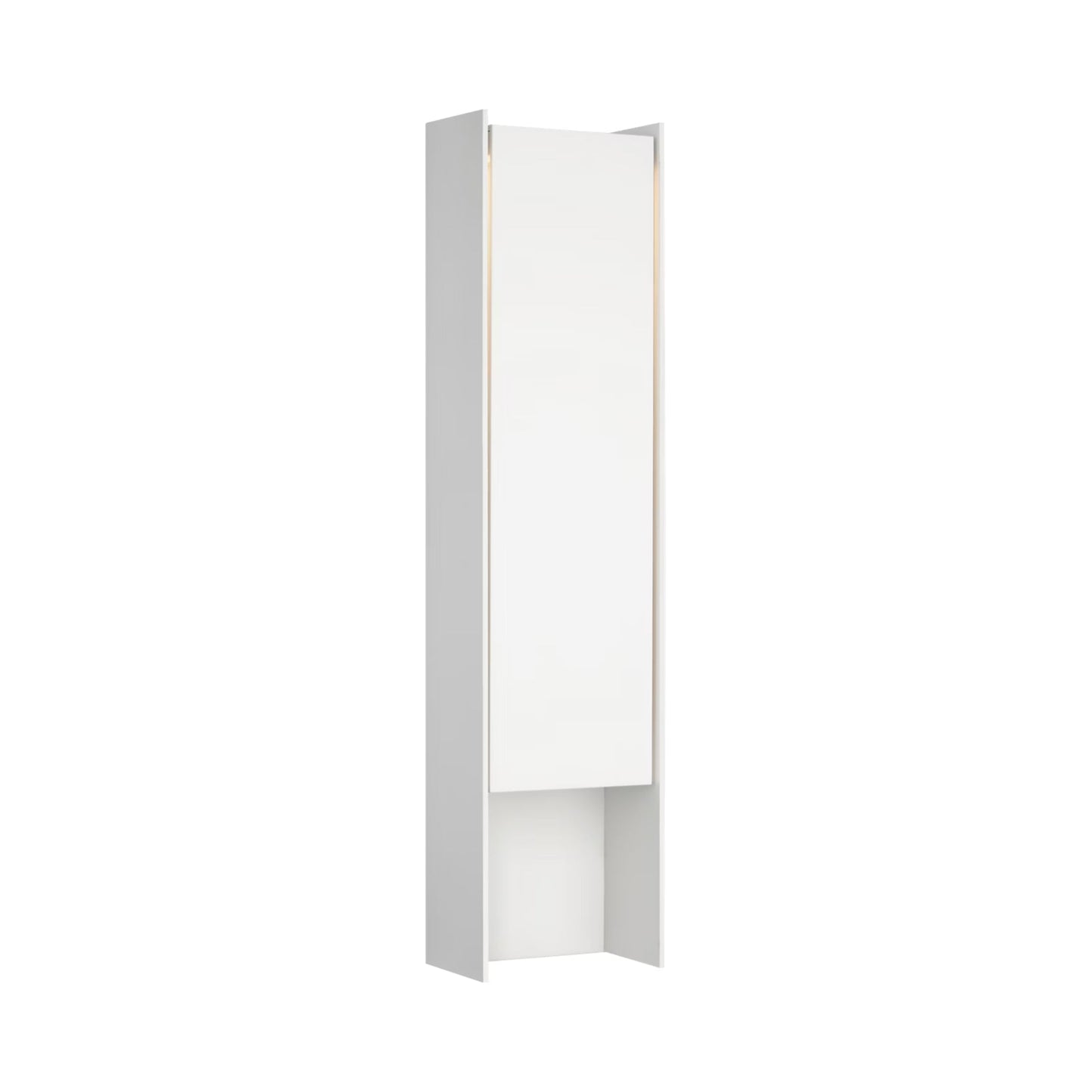 Align Outdoor LED Wall Light in Plaster White (32-Inch).
