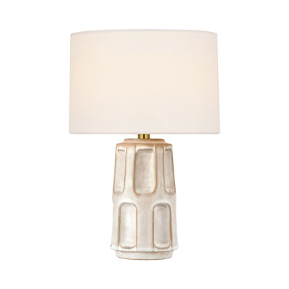 Altamira LED Rechargeable Table Lamp in Dusted Stone.