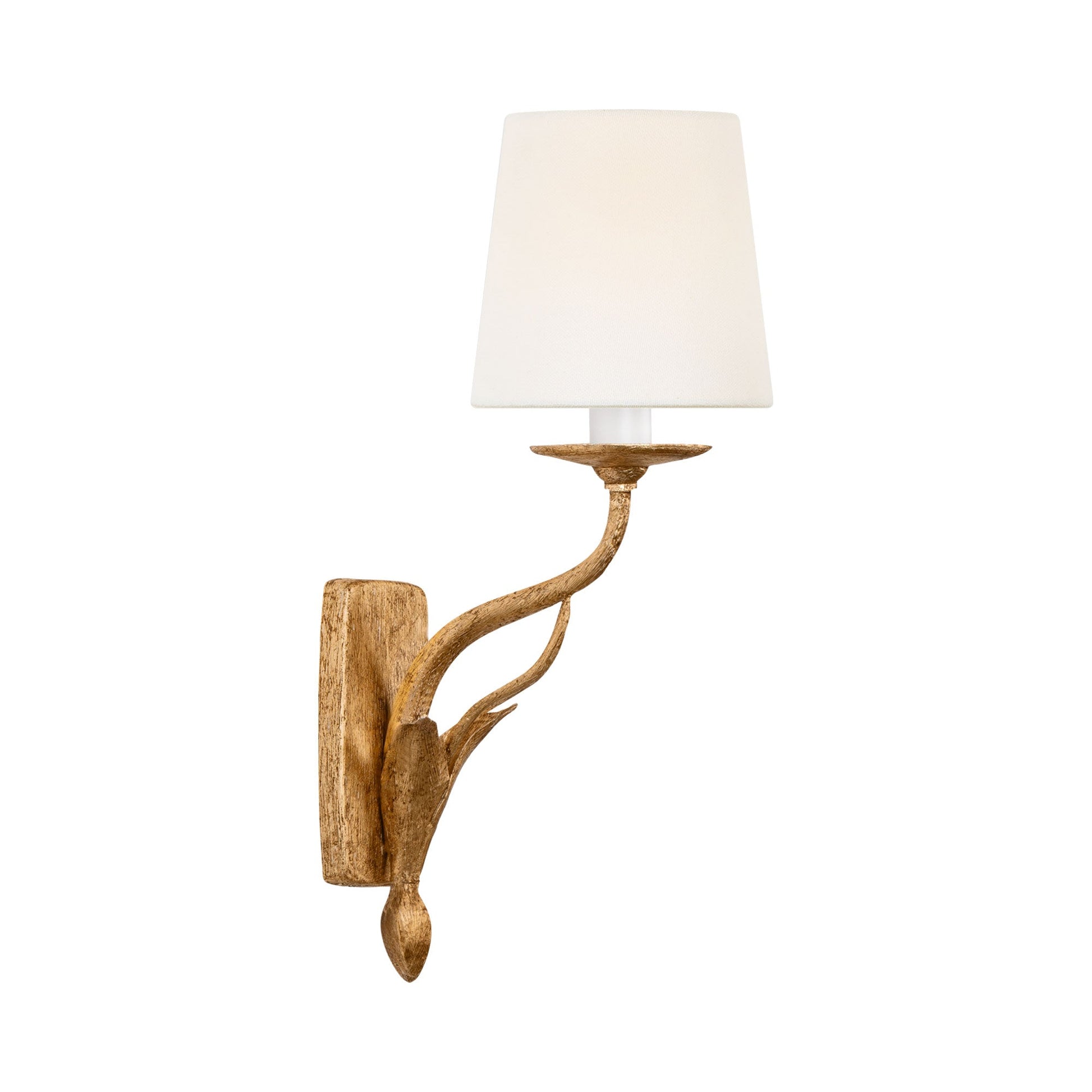 Amalfi Wall Light in Milano Gold (1-Light).