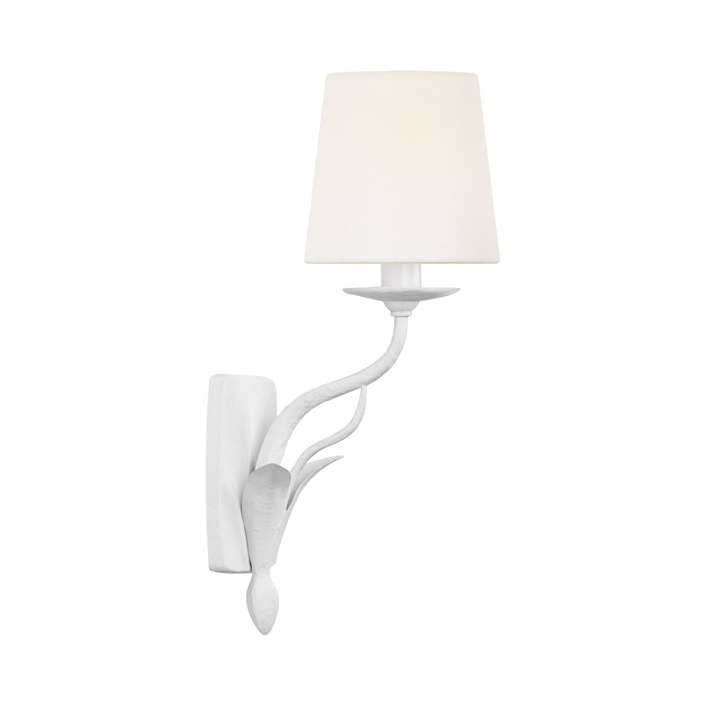 Amalfi Wall Light in Plaster White (1-Light).