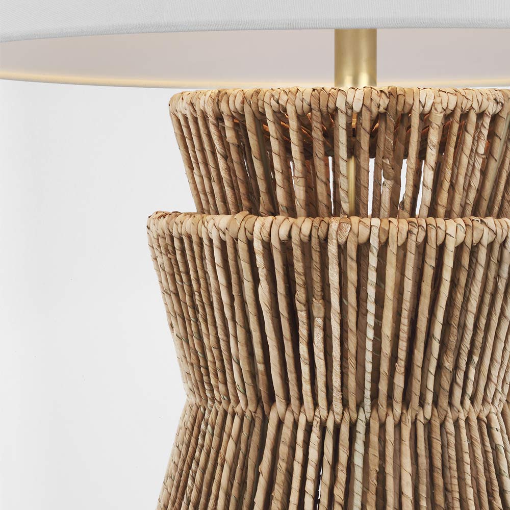 Antigua Layered Table Lamp in Detail.