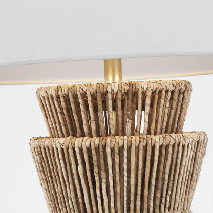 Antigua Layered Table Lamp in Detail.