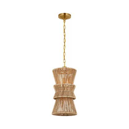 Antigua Pendant Light in Antique-Burnished Brass (Medium).
