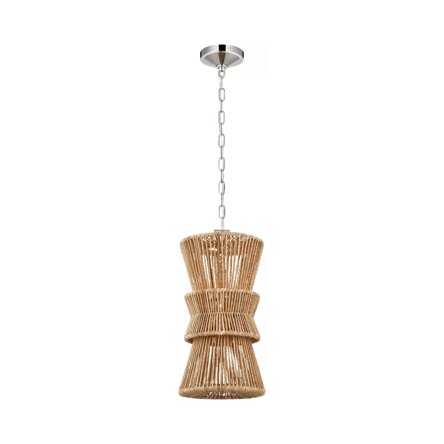 Antigua Pendant Light in Polished Nickel (Medium).