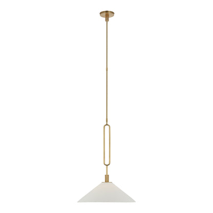 Argo Pendant Light in Antique Brass (19-Inch).