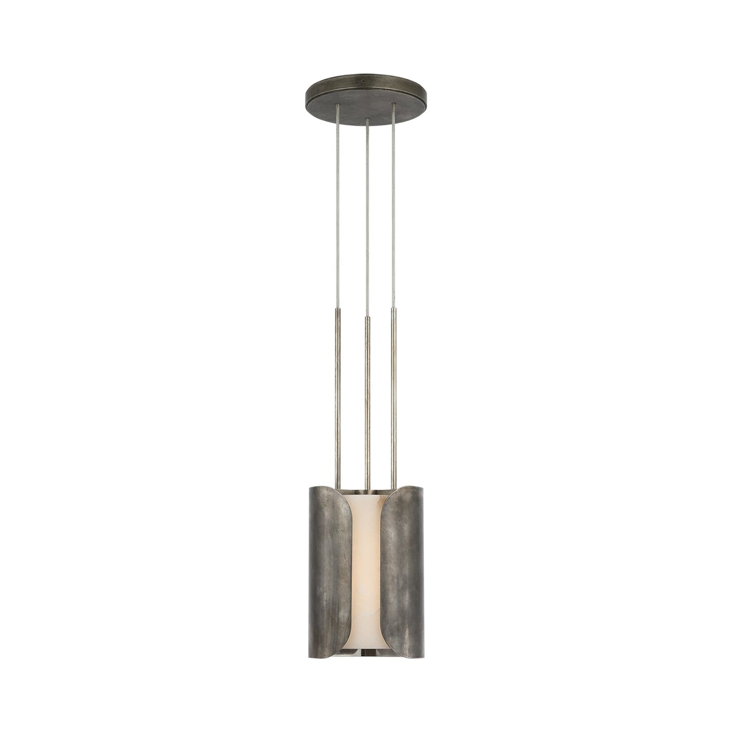 Armise LED Pendant Light in Mottled Pewter (Small).