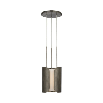 Armise LED Pendant Light in Mottled Pewter (Large).