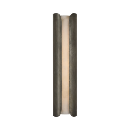 Armise LED Wall Light in Mottled Pewter (29-Inch).