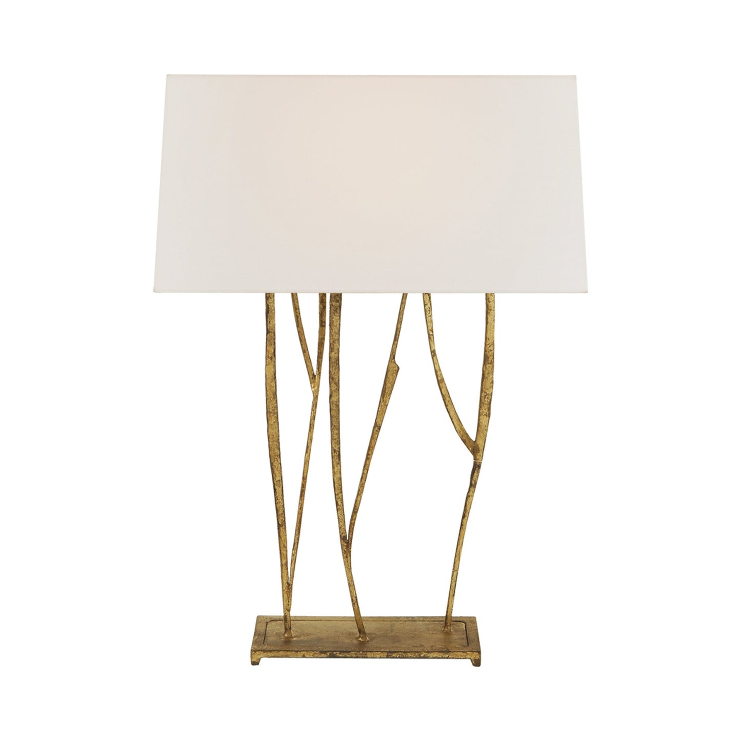 Aspen Table Lamp in Gilded Iron.