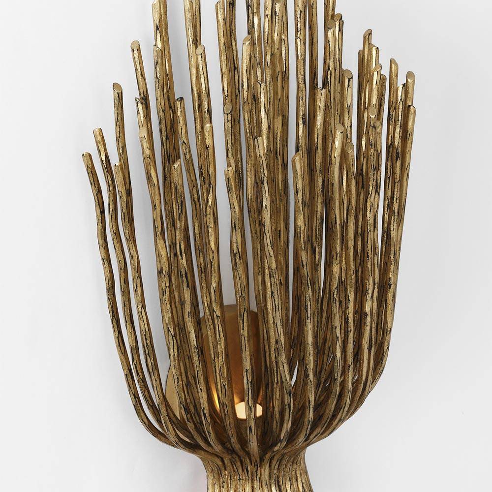 Astra Sculpted LED Wall Light in Detail.