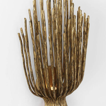 Astra Sculpted LED Wall Light in Detail.