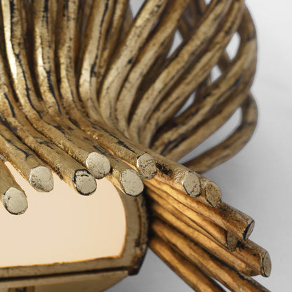 Astra Sculpted LED Wall Light in Detail.