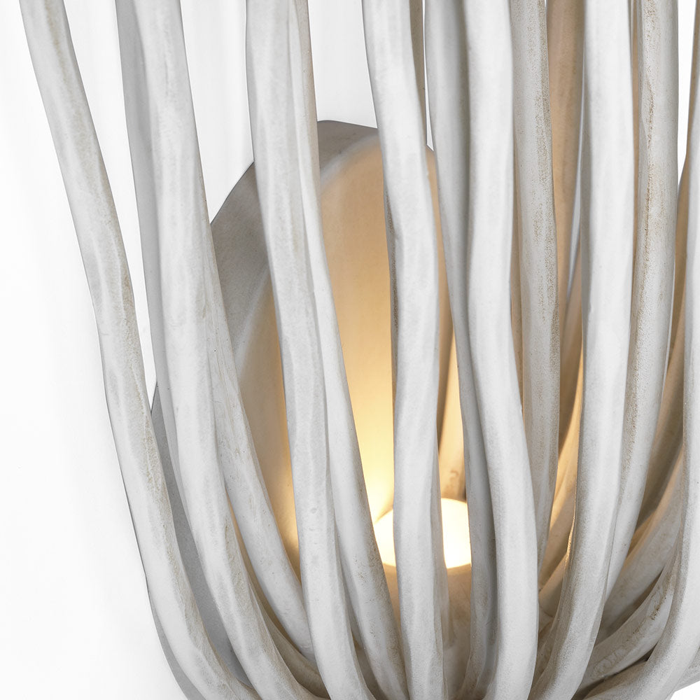 Astra Sculpted LED Wall Light in Detail.