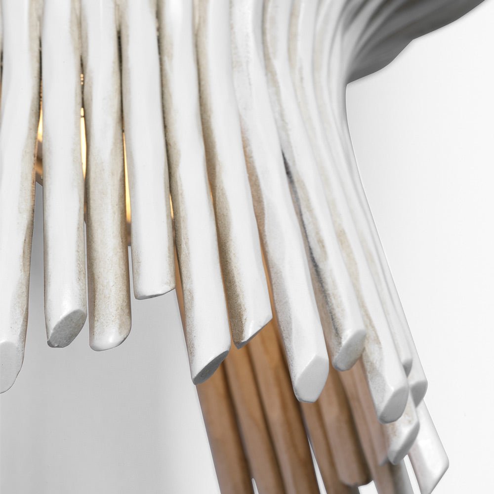 Astra Sculpted LED Wall Light in Detail.