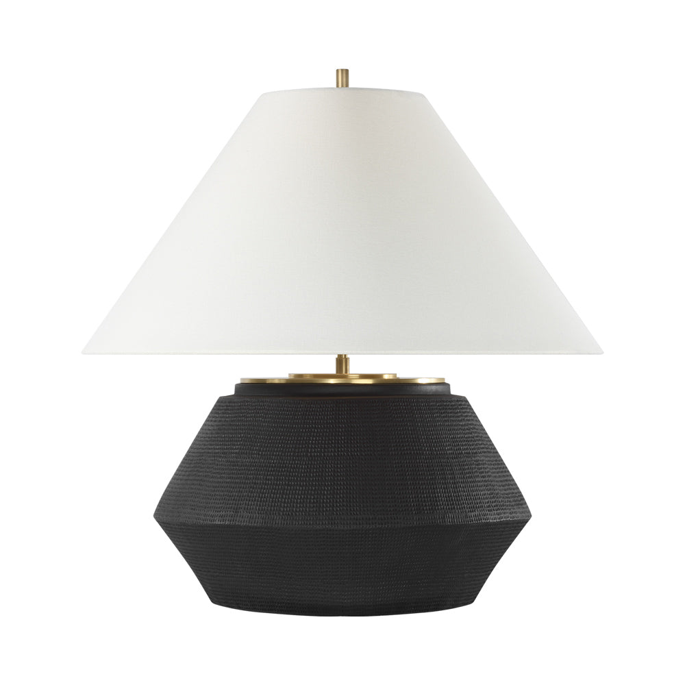 Aten Table Lamp in Shadow Black (Small).