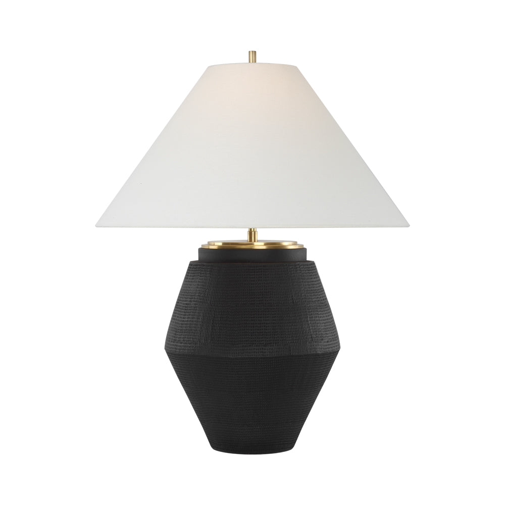 Aten Table Lamp in Shadow Black (Large).