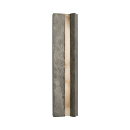 Austera LED Wall Light in Mottled Pewter (32-Inch).