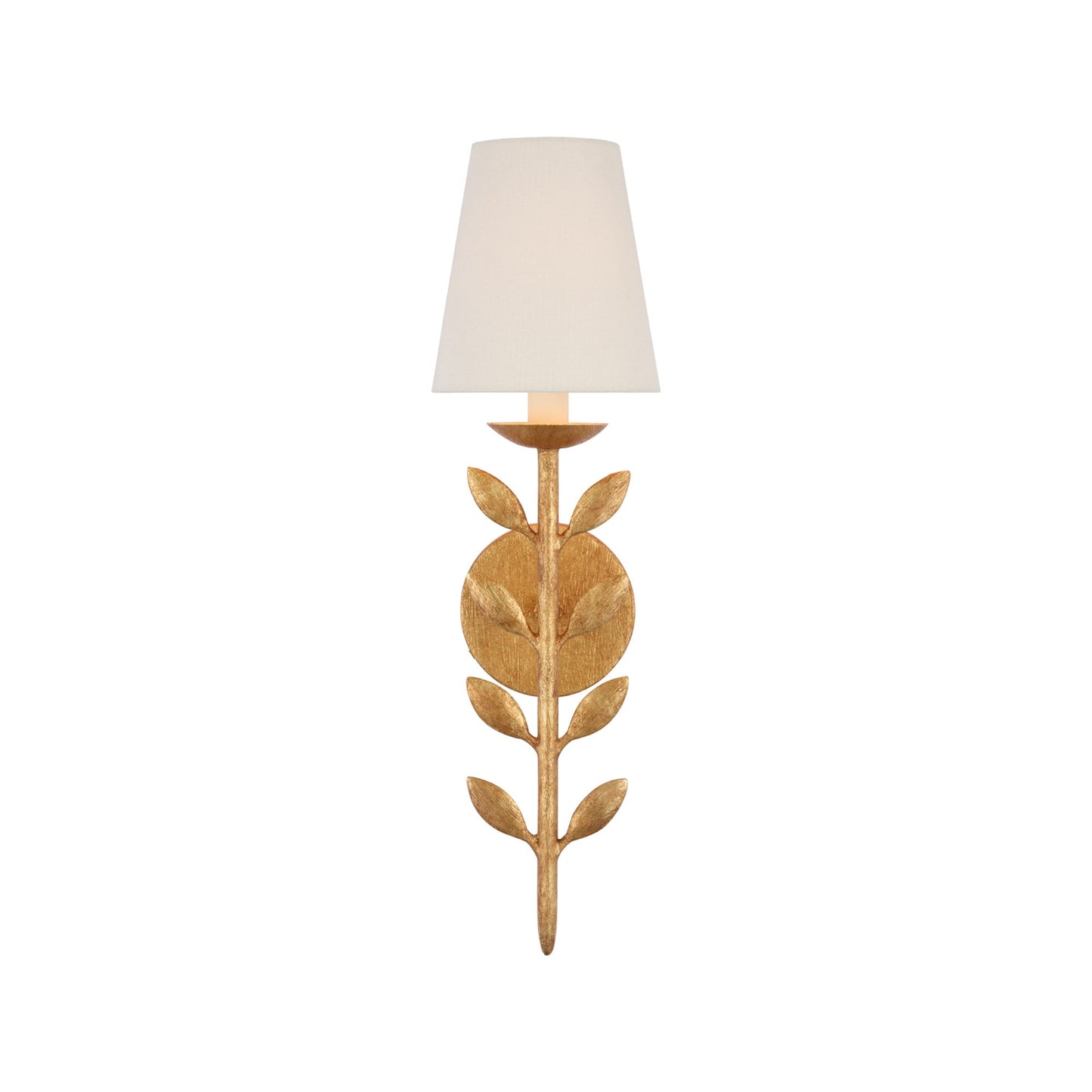 Avery Wall Light in Antique Gold Leaf (20-Inch).