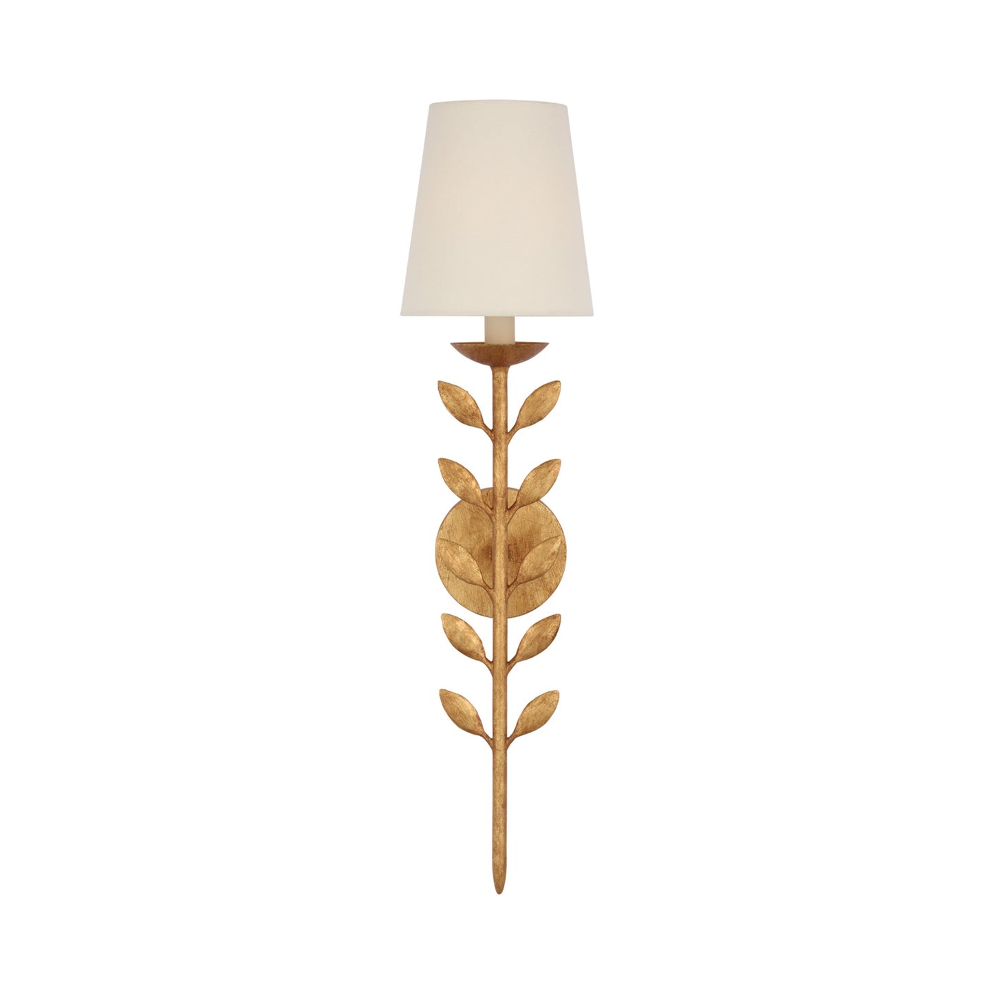 Avery Wall Light in Antique Gold Leaf (26.25-Inch).