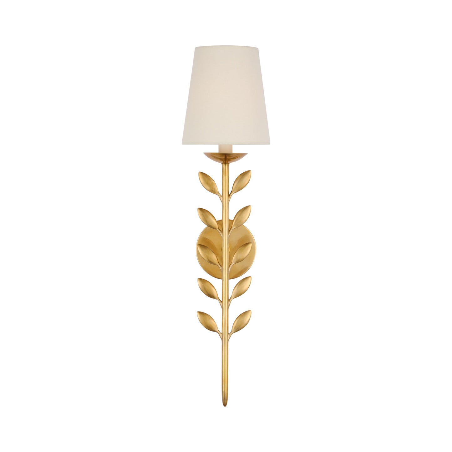 Avery Wall Light in Hand-Rubbed Antique Brass (26.25-Inch).